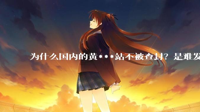 为什么国内的黄***站不被查封？是难发现吗？