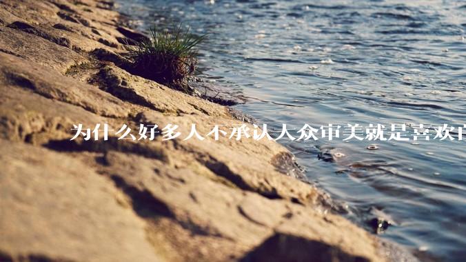 为什么好多人不承认大众审美就是喜欢白皮？