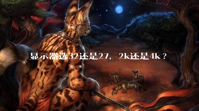 显示器选32还是27，2k还是4k?